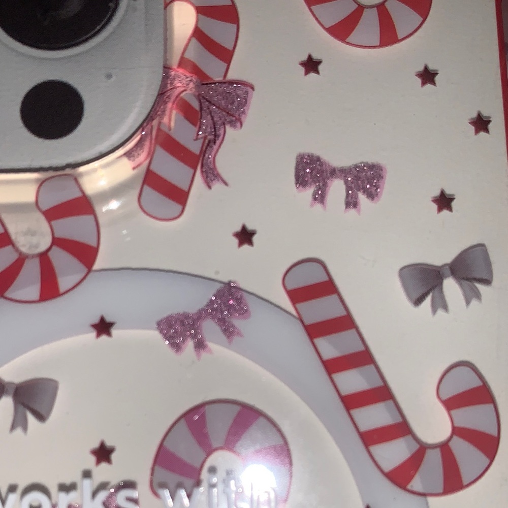 🆕-Candy Canes iPhone 16 Pro Max Case - Candy Bows - Picture 7 of 7